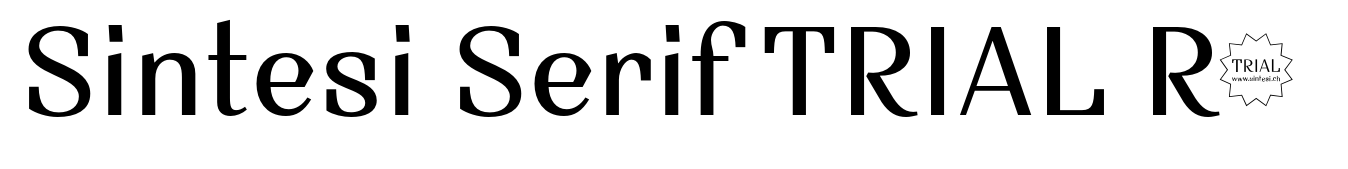 Sintesi Serif TRIAL Regular